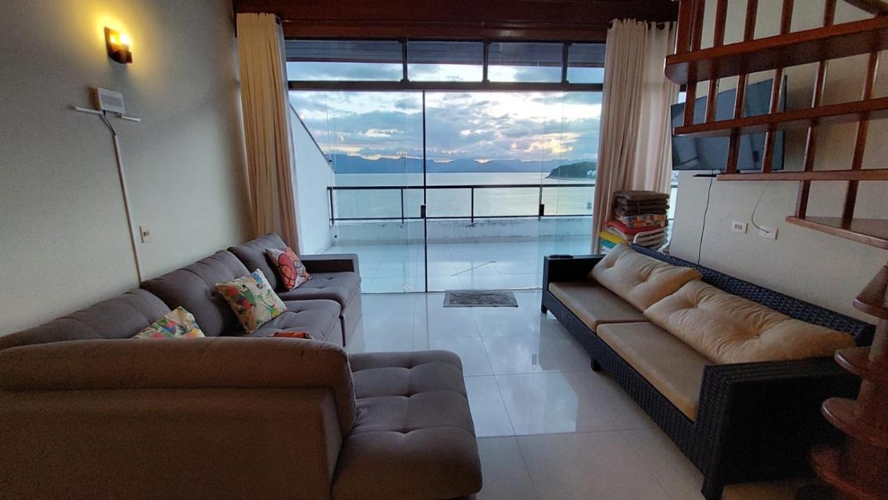 Linda Cobertura Duplex, Pe Na Areia,vista Linda. *